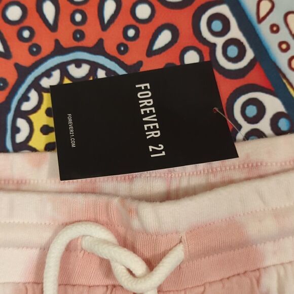 💜5/$25 NWT small pink pajama shorts forever 21 - Picture 3 of 4